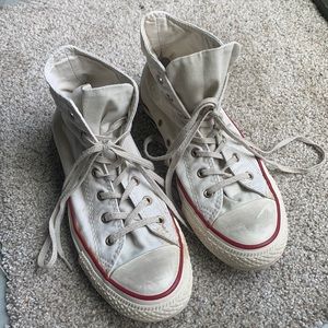 White high top converse